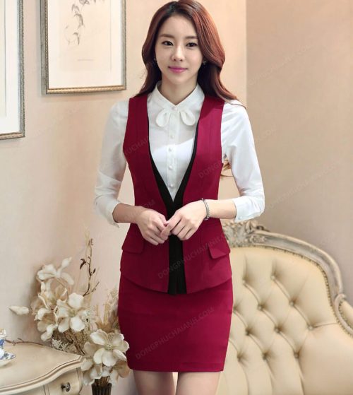 Đồng phục áo gile nữ