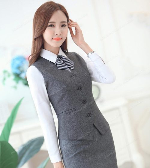 Đồng phục áo gile nữ