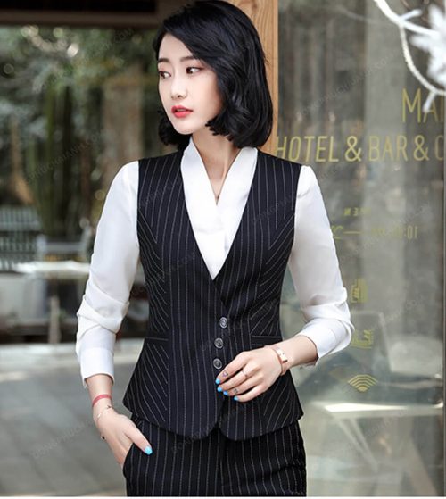 Đồng phục áo gile nữ