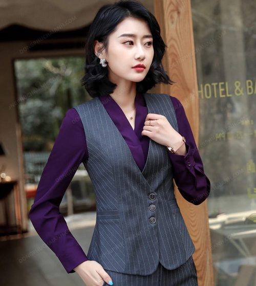Đồng phục áo gile nữ
