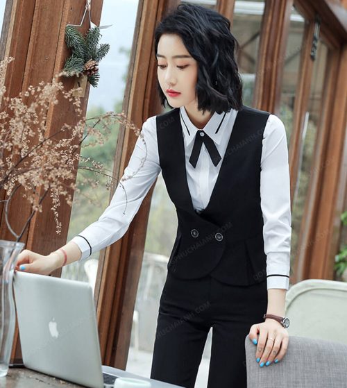 Đồng phục áo gile nữ