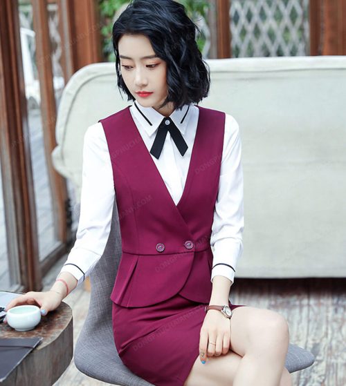 Đồng phục áo gile nữ