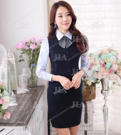 Đồng phục áo gile nữ