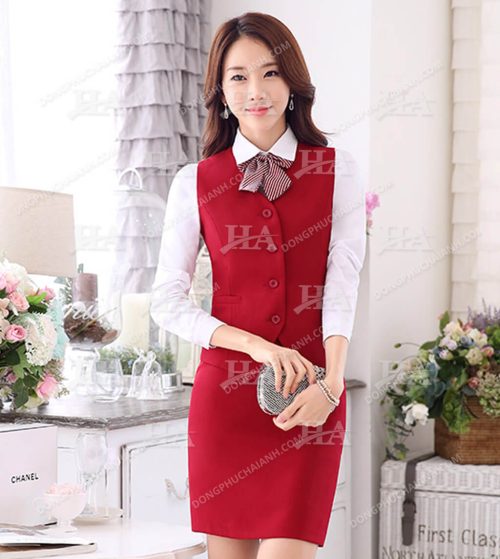 Đồng phục áo gile nữ