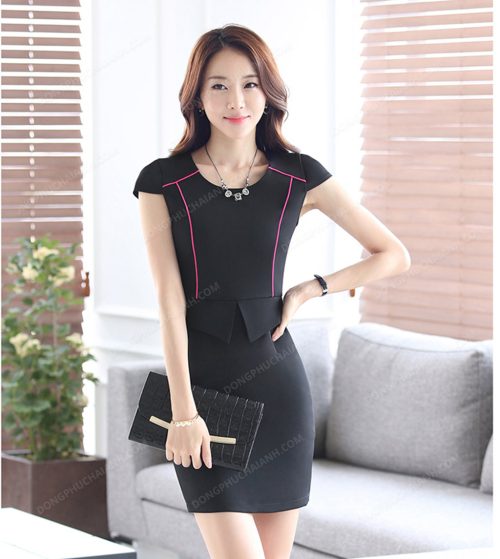 Mẫu thiết kế đồng phục lễ tân nhà hàng hiện đại.