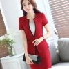 Đồng Phục Lễ Tân Nhà Hàng Màu Đỏ.