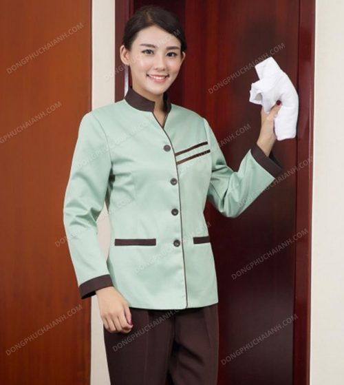 Đồng phục tạp vụ nhà hàng của Hải Anh.