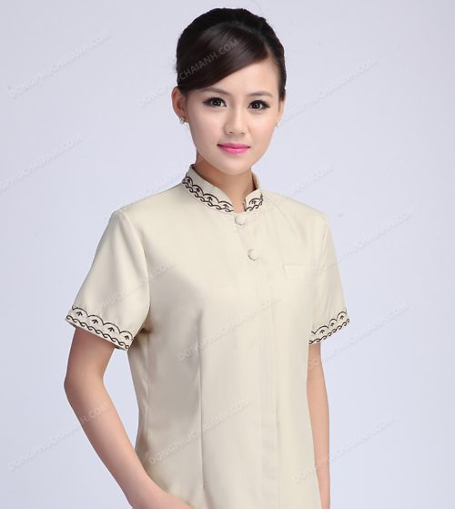 Đồng phục tạp vụ nhà hàng đẹp mắt.