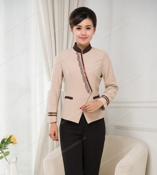 Đồng phục tạp vụ nhà hàng tiêu chuẩn.