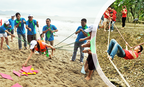 Loại áo thun đồng phục nhân viên ngân hàng dành cho team building được sử dụng cho các hoạt động vui chơi giải trí