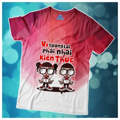 Áo lớp 3d cổ tròn mang đến phong cách trẻ trung, năng động
