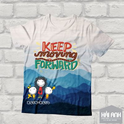 Ấn tượng qua những mẫu áo lớp in slogan