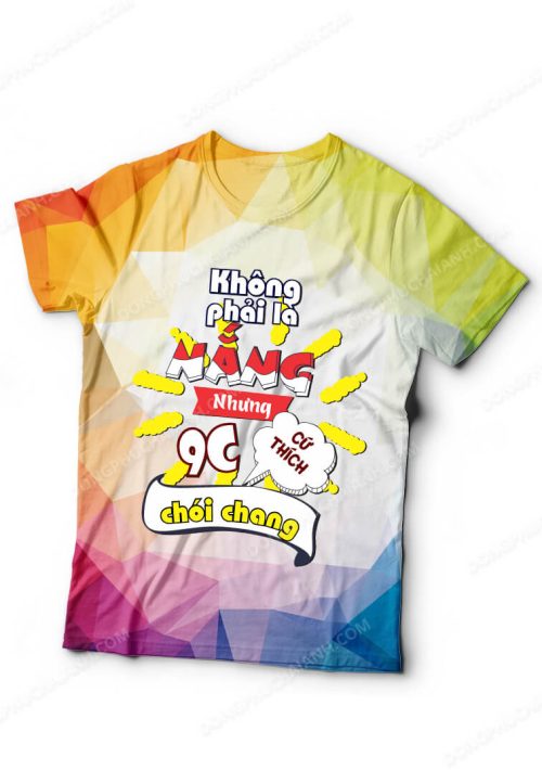 Mẫu đồng phục áo lớp mặt trước 01