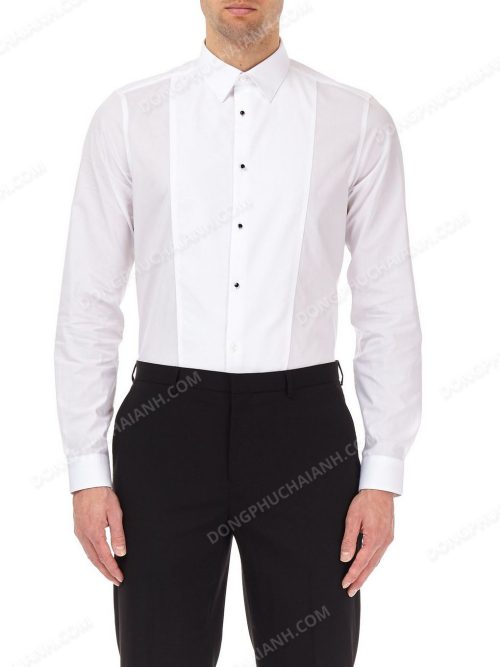 Đồng phục áo sơ mi nam công sở màu trắng