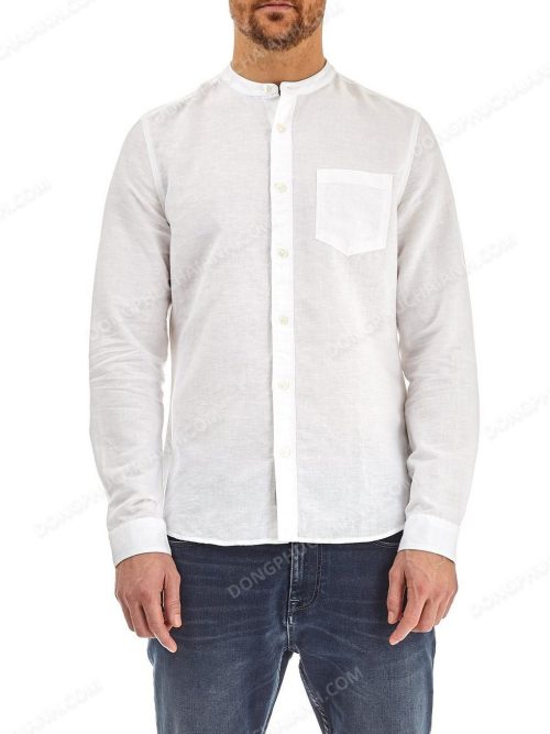 Mẫu đồng phục nam công sở màu trắng