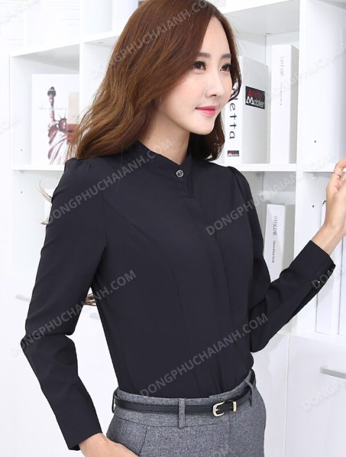 Đồng phục áo sơ mi nữ công sở 21