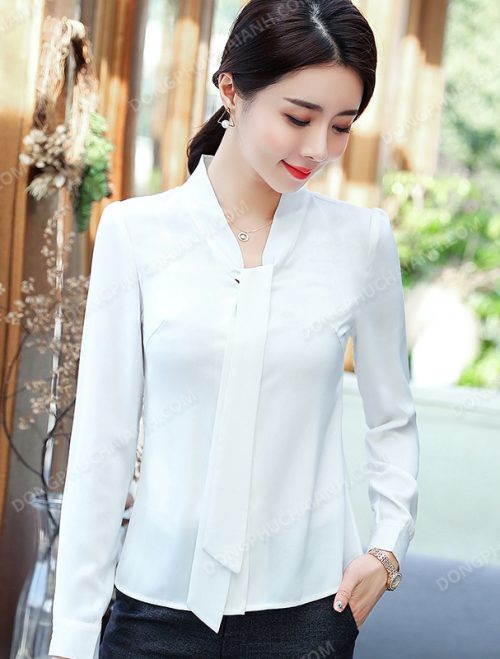 Đồng phục áo sơ mi nữ công sở 25