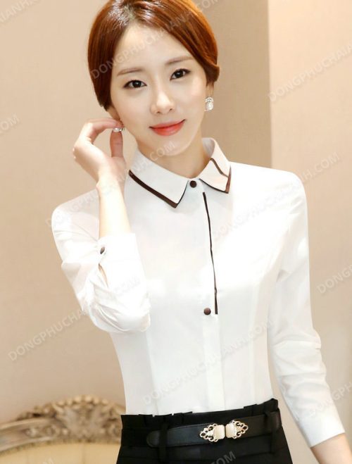 Đồng phục áo sơ mi nữ công sở 32