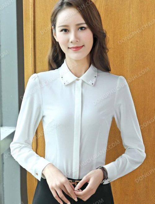 Đồng phục áo sơ mi nữ công sở 37