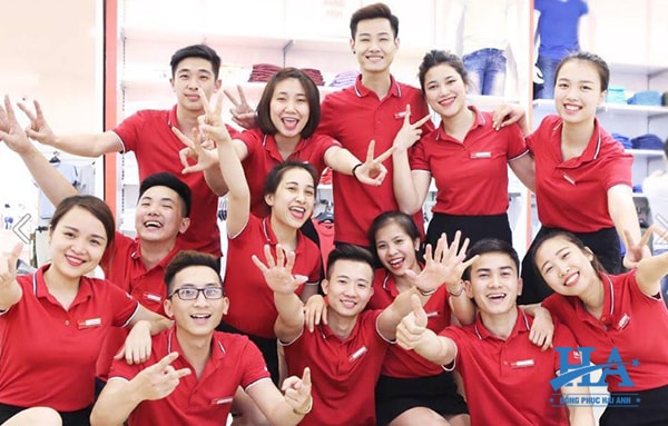 Các họa tiết cũng cần được lưu ý khi may đồng phục nhân viên công ty