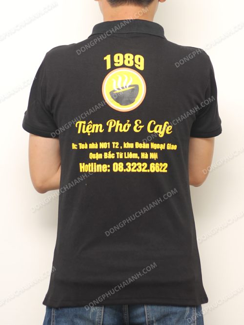 Mẫu đồng phục quán cafe/fastfood của Tiệm phở & Cafe 1989