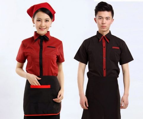 Chất liệu vải có vai trò quan trọng quyết định đến chất lượng sản phẩm đồng phục nhà bếp đẹp, chất lượng.