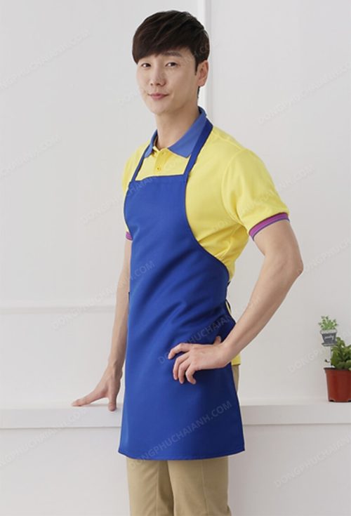 đồng phục nhân viên nữ áo phông tạp dề