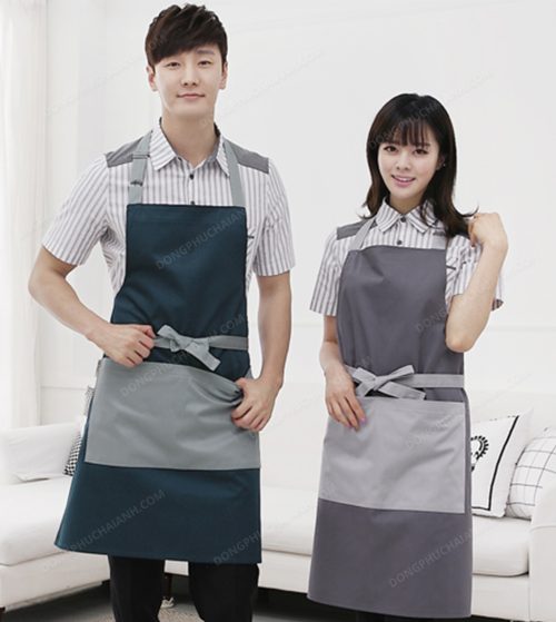Đồng phục nhân viên áo phông - tạp dề 21