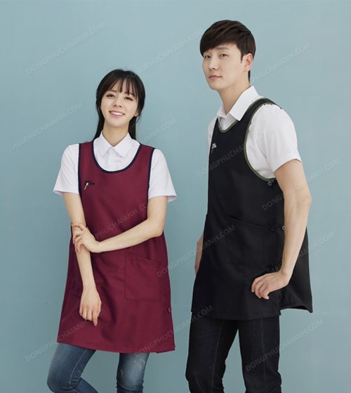 Đồng phục nhân viên áo phông - tạp dề 24