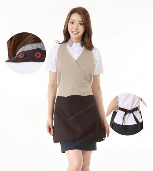 Đồng phục nhân viên áo phông - tạp dề 02