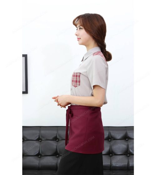 Đồng phục nhân viên áo phông - tạp dề 07