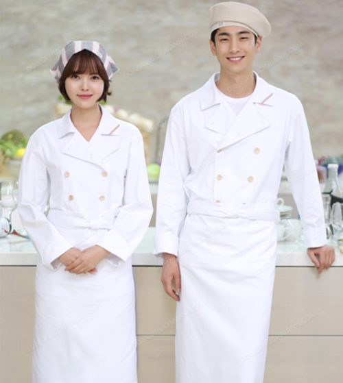 Mẫu đồng phục tạp dề thiết kế đơn giản