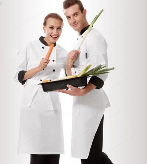 Mẫu đồng phục tạp dề thiết kế đơn giản