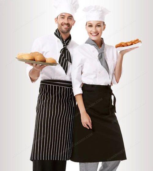 Mẫu đồng phục tạp dề thiết kế đơn giản
