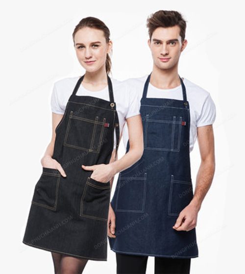 Mẫu tạp dề kiểu mới ấn tượng với form dáng vừa vặn theo chuẩn số đo