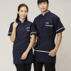 Đồng phục tạp dề kiểu dáng đơn giản mà tiện lợi