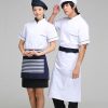 Đồng phục tạp dề kiểu dáng thanh lịch, độc đáo