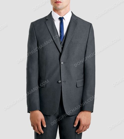 Mẫu thiết kế đồng phục áo vest nam công sở năng động.