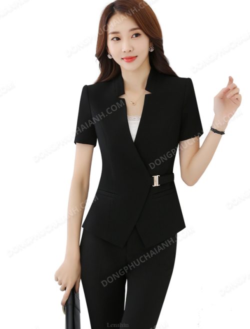 Mẫu đồng phục áo vest nữ công sở