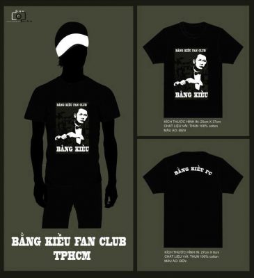 In áo fan club, in ảnh thần tượng lên áo