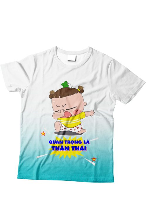 Mẫu áo lớp quan trọng là thần thái