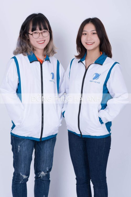 Mẫu áo gió đồng phục vnpt
