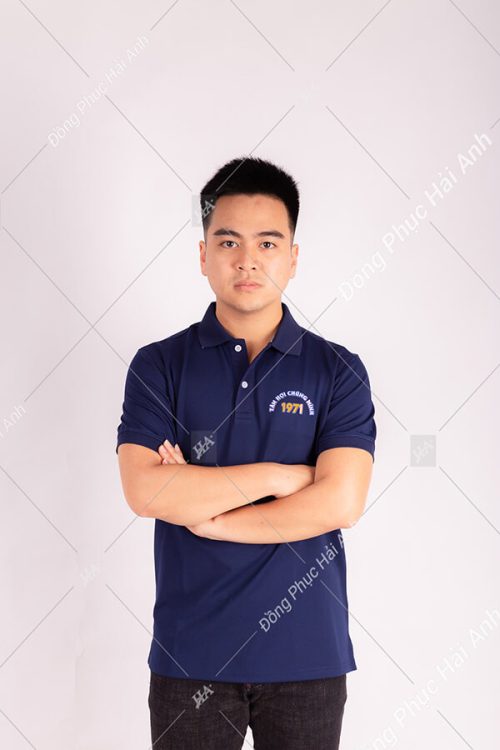 Áo thun đồng phục công ty màu tím