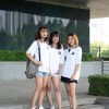 Áo lớp caro màu trắng lớp 10A7