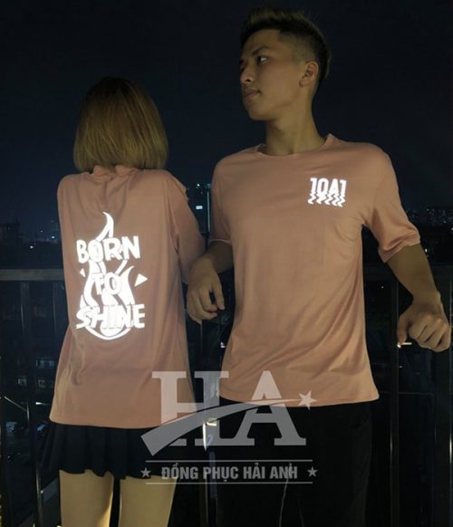 Áo Lớp Phản Quang Cổ Tròn Màu Lòng Tôm 10A1