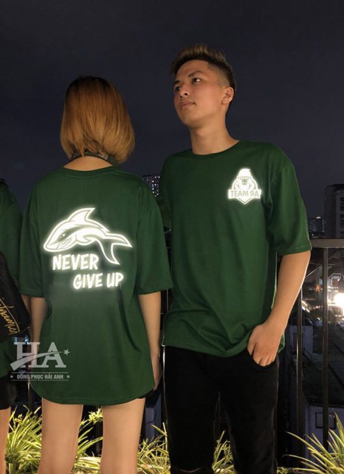 Áo Lớp Phản Quang Cổ Tròn Màu Rêu 9A