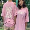 Mẫu áo lớp cổ tròn màu hồng đào