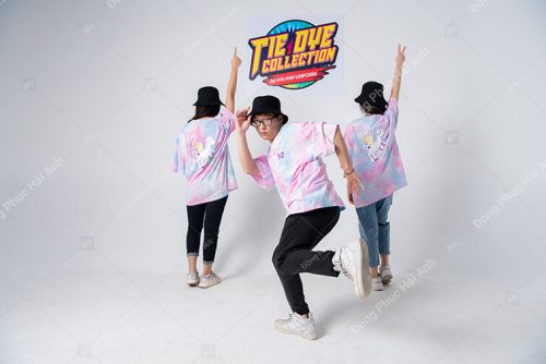 Mẫu áo lớp Tie dye 01
