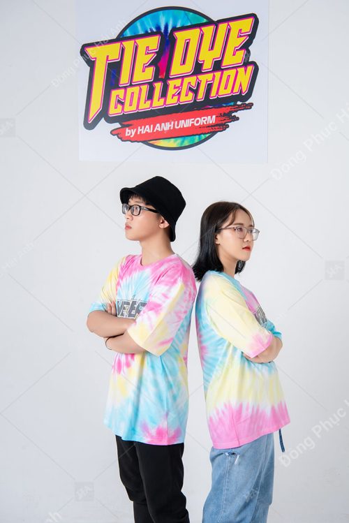 Mẫu áo lớp Tie dye 04