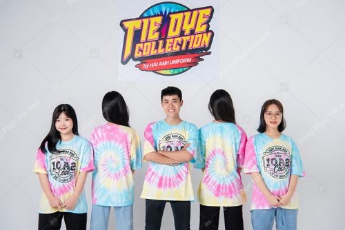 Mẫu áo lớp Tie dye 05